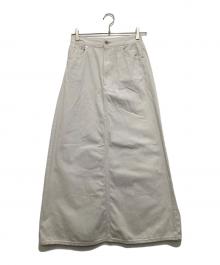 upper hights（アッパーハイツ）の古着「別注 THE LAZY SKIRT」｜ホワイト