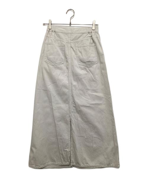 upper hights（アッパーハイツ）upper hights (アッパーハイツ) 別注 THE LAZY SKIRT ホワイト サイズ:24の古着・服飾アイテム