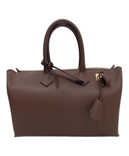 mica della valle（ミカ デラ ヴァッレ）mica della valle (ミカ デラ ヴァッレ) stella 2WAYショルダーバッグ ブラウンの古着・服飾アイテム