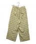 ANCELLM (アンセルム) RAYON CHECK SLACKS イエロー サイズ:1：13000円