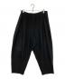 HOMME PLISSE ISSEY MIYAKE（オム プリッセ イッセイ ミヤケ）の古着「BASIC pleated tapered pants」｜ブラック