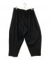HOMME PLISSE ISSEY MIYAKE (オム プリッセ イッセイ ミヤケ) BASIC pleated tapered pants ブラック サイズ:3：23000円