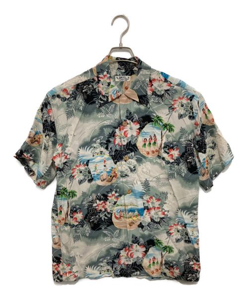Sun Surf（サンサーフ）Sun Surf (サンサーフ) アロハシャツ/SS37151 グレー サイズ:Lの古着・服飾アイテム