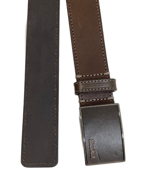 MOORER（ムーレー）MOORER (ムーレー) レザーベルト ブラウン サイズ:38/40の古着・服飾アイテム