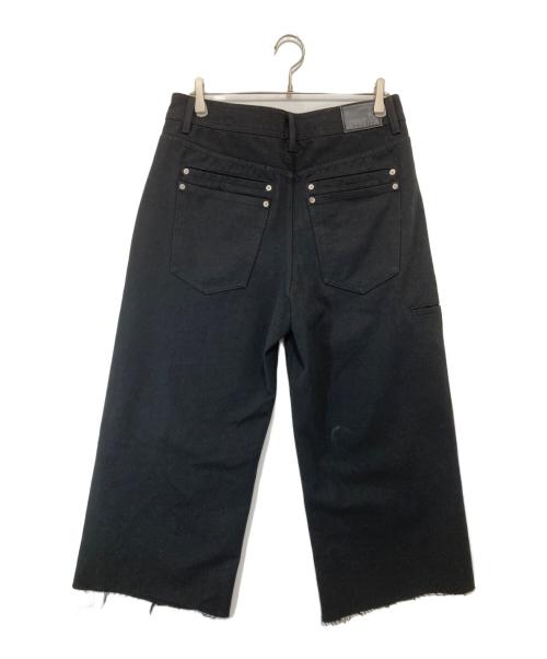 ASAPMODE（エイサップモード）ASAPMODE (エイサップモード) カットオフデニムパンツ ブラック サイズ:Lの古着・服飾アイテム