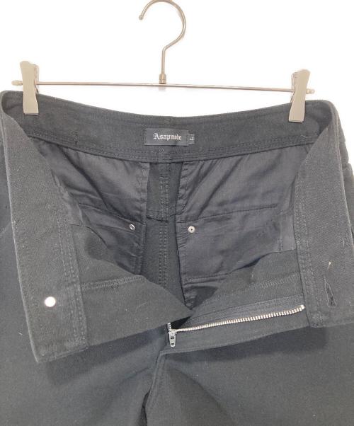 ASAPMODE（エイサップモード）ASAPMODE (エイサップモード) カットオフデニムパンツ ブラック サイズ:Lの古着・服飾アイテム