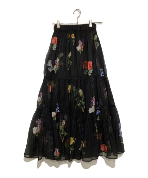 Ameri（アメリ）Ameri (アメリ) MAJOLICA PLEATS SKIRT ブラック サイズ:Sの古着・服飾アイテム
