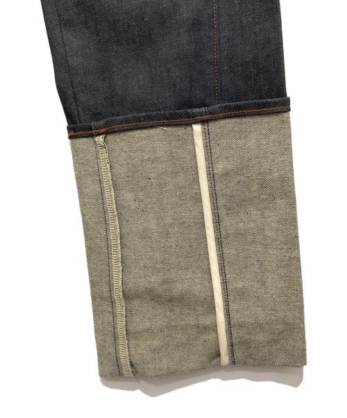 FETICO（フェティコ）FETICO (フェティコ) 12oz HIGH-RISE COATING JEANS インディゴ サイズ:2の古着・服飾アイテム