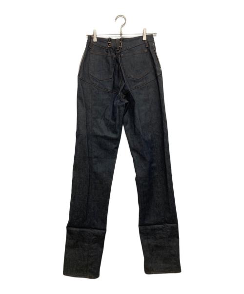 FETICO（フェティコ）FETICO (フェティコ) 12oz HIGH-RISE COATING JEANS インディゴ サイズ:2の古着・服飾アイテム