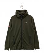BRIEFINGブリーフィング）の古着「3D LOGO PARKA」｜オリーブ