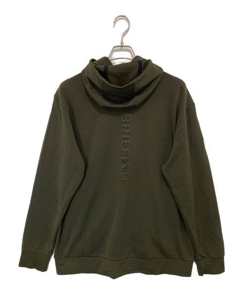 BRIEFING（ブリーフィング）BRIEFING (ブリーフィング) 3D LOGO PARKA オリーブ サイズ:XLの古着・服飾アイテム