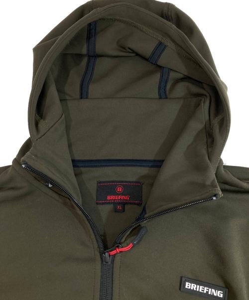 BRIEFING（ブリーフィング）BRIEFING (ブリーフィング) 3D LOGO PARKA オリーブ サイズ:XLの古着・服飾アイテム