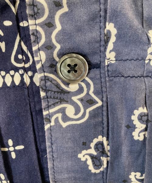 KAPITAL（キャピタル）KAPITAL (キャピタル) Bandana Patchwork 1st Jacket（バンダナパッチワーク ジャケット）K1904LJ077 ネイビー サイズ:XXLの古着・服飾アイテム