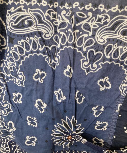 KAPITAL（キャピタル）KAPITAL (キャピタル) Bandana Patchwork 1st Jacket（バンダナパッチワーク ジャケット）K1904LJ077 ネイビー サイズ:XXLの古着・服飾アイテム
