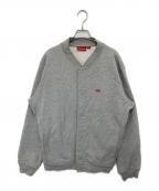 SUPREMEシュプリーム）の古着「Snap Front Sweat スナップフロントスウェット」｜グレー