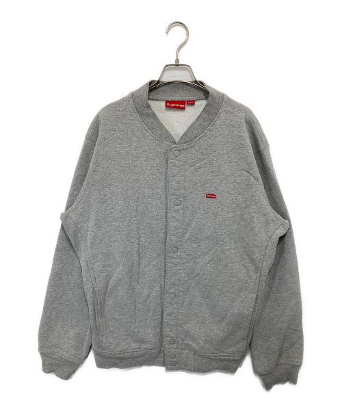 SUPREME（シュプリーム）SUPREME (シュプリーム) Snap Front Sweat スナップフロントスウェット グレー サイズ:XLの古着・服飾アイテム