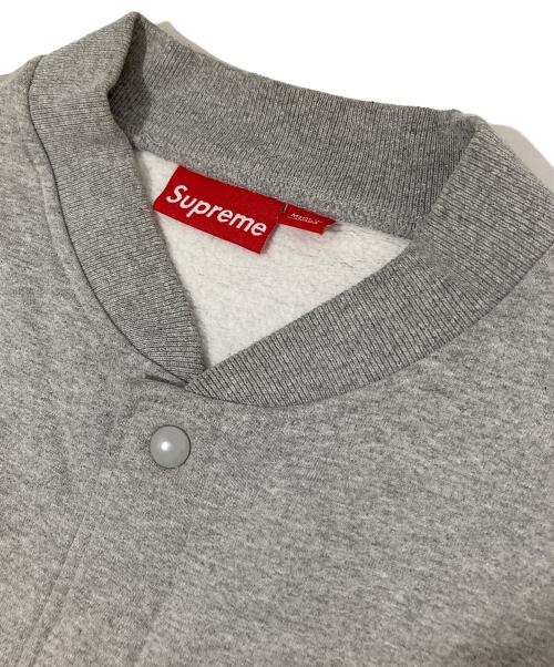 SUPREME（シュプリーム）SUPREME (シュプリーム) Snap Front Sweat スナップフロントスウェット グレー サイズ:XLの古着・服飾アイテム