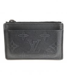 LOUIS VUITTON（ルイ ヴィトン）の古着「M82245 ルイヴィトン モノグラム シャドウ コンパクトコインカードホルダー」｜ブラック