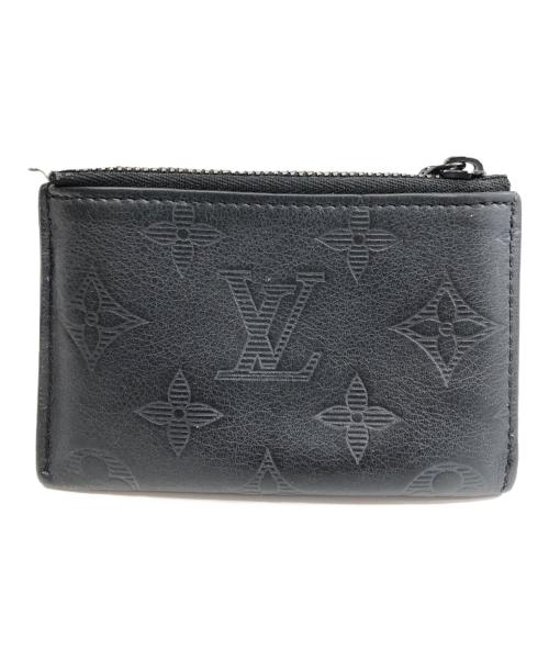 LOUIS VUITTON（ルイ ヴィトン）LOUIS VUITTON (ルイ ヴィトン) コンパクトコインカードホルダー ブラックの古着・服飾アイテム