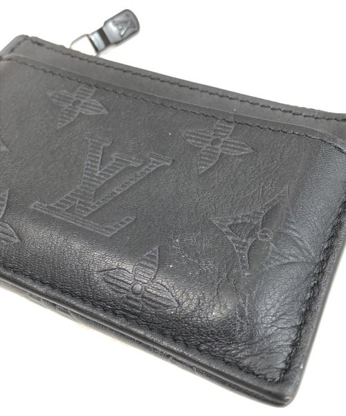 LOUIS VUITTON（ルイ ヴィトン）LOUIS VUITTON (ルイ ヴィトン) コンパクトコインカードホルダー ブラックの古着・服飾アイテム