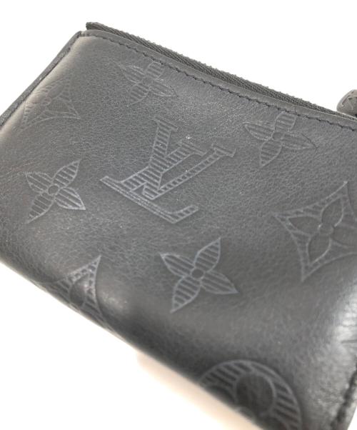 LOUIS VUITTON（ルイ ヴィトン）LOUIS VUITTON (ルイ ヴィトン) コンパクトコインカードホルダー ブラックの古着・服飾アイテム