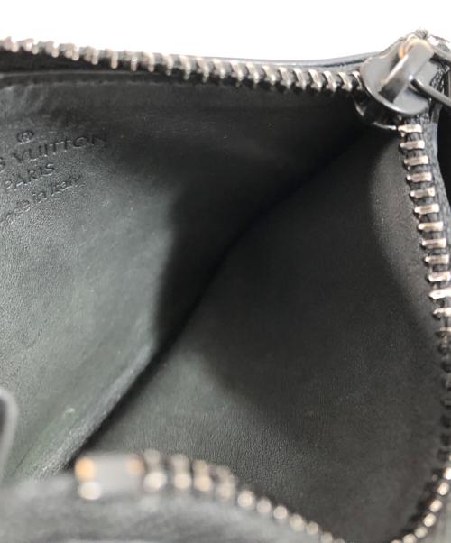LOUIS VUITTON（ルイ ヴィトン）LOUIS VUITTON (ルイ ヴィトン) コンパクトコインカードホルダー ブラックの古着・服飾アイテム