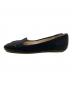 Vivienne Westwood (ヴィヴィアンウエストウッド) オーブフラットレザーシューズ ブラック サイズ:38：12000円