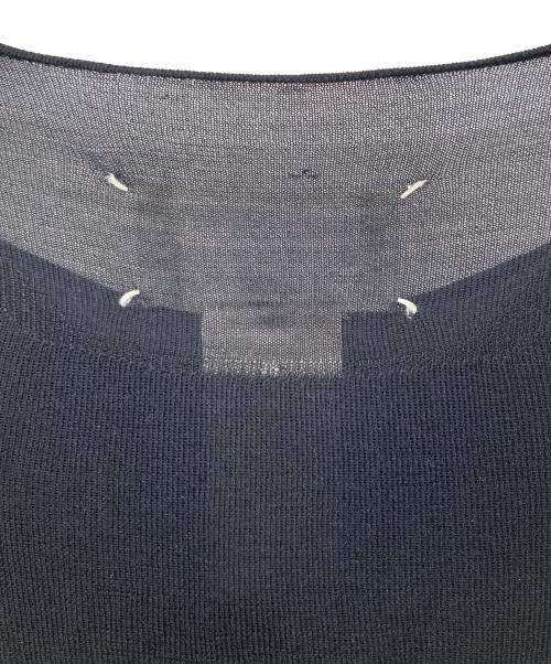Maison Margiela（メゾンマルジェラ）Maison Margiela (メゾンマルジェラ) シルク シアーニット　S31HA0779 ブラック サイズ:Sの古着・服飾アイテム