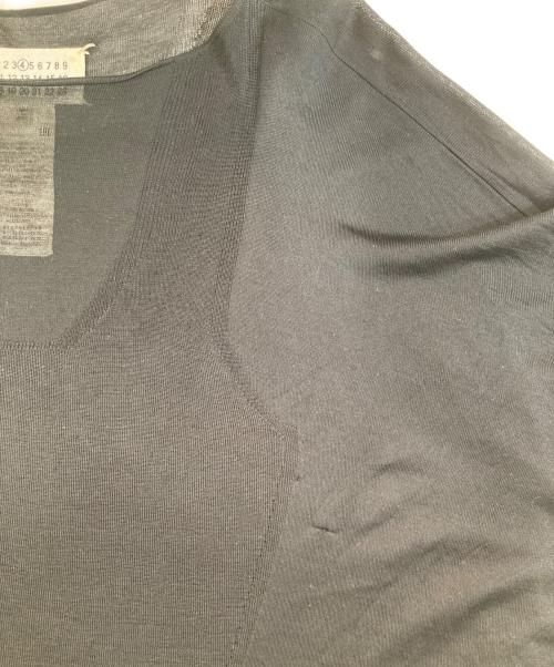 Maison Margiela（メゾンマルジェラ）Maison Margiela (メゾンマルジェラ) シルク シアーニット　S31HA0779 ブラック サイズ:Sの古着・服飾アイテム