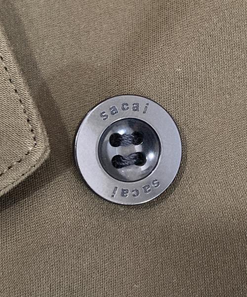 sacai（サカイ）sacai (サカイ) ポリエステルベイカーパンツ オリーブの古着・服飾アイテム