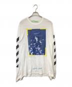 OFFWHITEオフホワイト）の古着「CARAVAGGIO PRINT LONG SLEEVE TEE　カラバッジョプリントトングスリーブティー　OMAB001F17185016」｜ホワイト