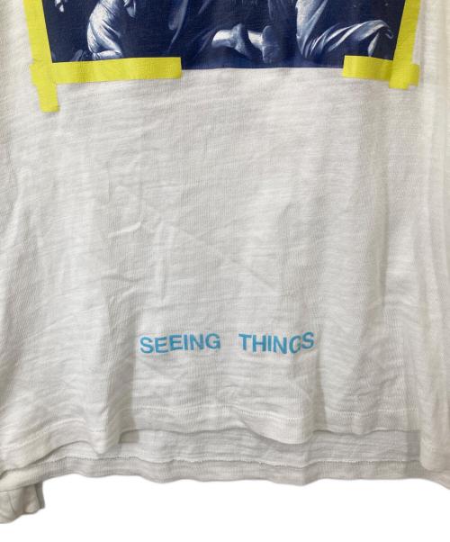 OFFWHITE（オフホワイト）OFFWHITE (オフホワイト) CARAVAGGIO PRINT LONG SLEEVE TEE　カラバッジョプリントトングスリーブティー　OMAB001F17185016 ホワイト サイズ:Mの古着・服飾アイテム