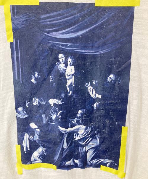 OFFWHITE（オフホワイト）OFFWHITE (オフホワイト) CARAVAGGIO PRINT LONG SLEEVE TEE　カラバッジョプリントトングスリーブティー　OMAB001F17185016 ホワイト サイズ:Mの古着・服飾アイテム