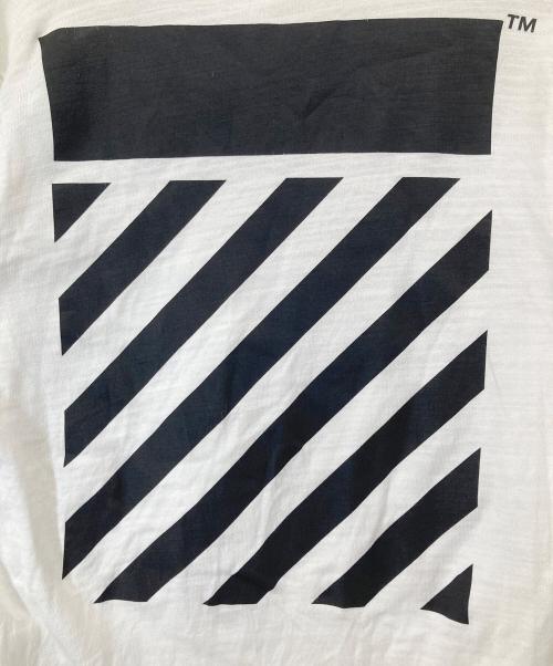 OFFWHITE（オフホワイト）OFFWHITE (オフホワイト) CARAVAGGIO PRINT LONG SLEEVE TEE　カラバッジョプリントトングスリーブティー　OMAB001F17185016 ホワイト サイズ:Mの古着・服飾アイテム