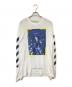 OFFWHITE（オフホワイト）の古着「CARAVAGGIO PRINT LONG SLEEVE TEE　カラバッジョプリントトングスリーブティー　OMAB001F17185016」｜ホワイト