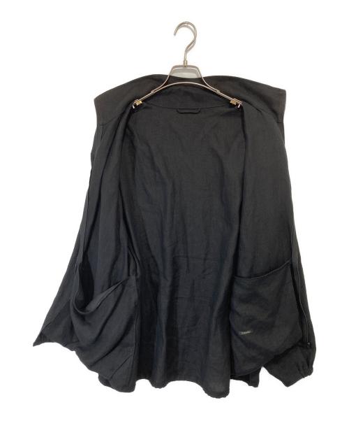 COMOLI（コモリ）COMOLI (コモリ) カナパジップジャケット　ヘンプ100%　ジップアップジャケット　B01-01021 ブラック サイズ:2の古着・服飾アイテム