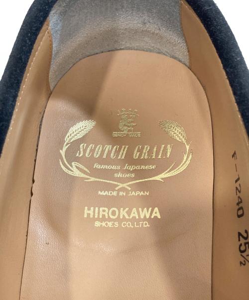 SCOTCH GRAIN（スコッチグレイン）SCOTCH GRAIN (スコッチグレイン) コインローファー ブラック サイズ:２５ 1/2の古着・服飾アイテム