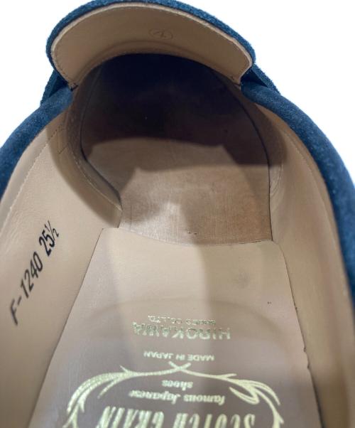 SCOTCH GRAIN（スコッチグレイン）SCOTCH GRAIN (スコッチグレイン) コインローファー ブラック サイズ:２５ 1/2の古着・服飾アイテム