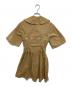 GANNI (ガニー) washed stretch-cotton mini dress ウォッシュドストレッチコットンミニドレス	6977 ベージュ サイズ:32：10000円