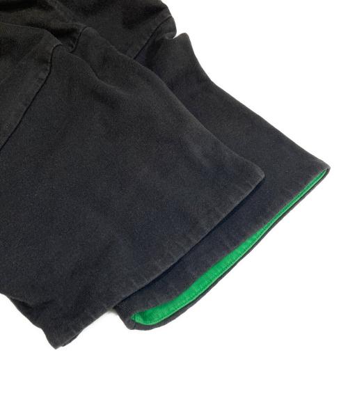 BOTTEGA VENETA（ボッテガベネタ）BOTTEGA VENETA (ボッテガベネタ) ダブルレイヤー コットンジャージー Tシャツ　661788 V16E0M ブラック サイズ:Mの古着・服飾アイテム