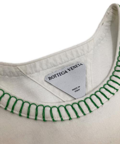 BOTTEGA VENETA（ボッテガベネタ）BOTTEGA VENETA (ボッテガベネタ) カラーステッチTシャツ　686506 V1P70L ホワイト サイズ:Lの古着・服飾アイテム
