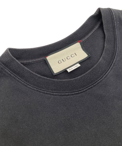 GUCCI（グッチ）GUCCI (グッチ) Hawaii Print Tee　ハワイプリントTシャツ ブラック サイズ:Mの古着・服飾アイテム