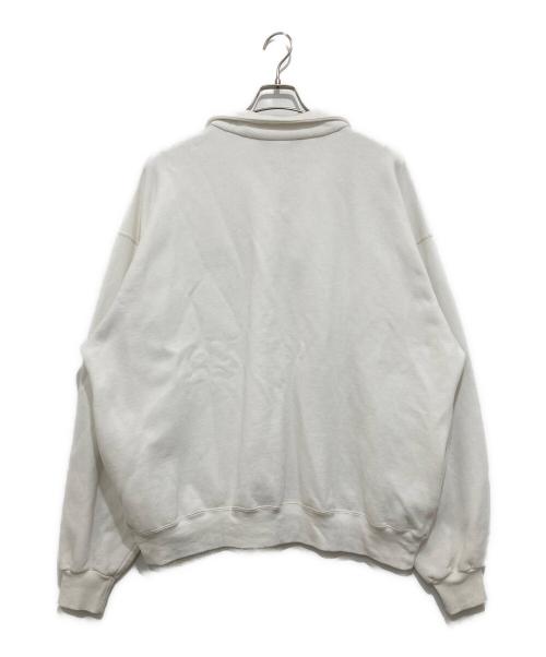 The Ennoy Professional（ザ エンノイ プロフェッショナル）The Ennoy Professional (ザ エンノイ プロフェッショナル) 刺繍 half zip スウェット　 SPORTS MASTERボディ 初期 ホワイト サイズ:XLの古着・服飾アイテム
