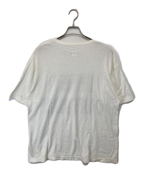 VISVIM（ビズビム）VISVIM (ビズビム) IM MY OWN MAN オーバーサイズ プリント クルーネック コットンスラブ JUMBO TEE　0121205010024 ホワイト サイズ:3の古着・服飾アイテム