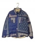 VISVIMビズビム）の古着「23AW KERCHIEF DOWN JACKET　0223905013004」｜ブルー
