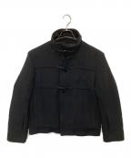 sairensseiサイレンセイ）の古着「Rope-Linked Wool Coat　ロープリンクドゥウールコート　25AW」｜ブラック
