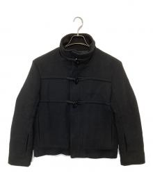 sairenssei（サイレンセイ）の古着「Rope-Linked Wool Coat　ロープリンクドゥウールコート　25AW」｜ブラック