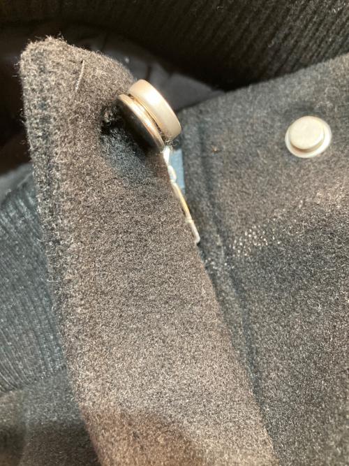 sairenssei（サイレンセイ）sairenssei (サイレンセイ) Rope-Linked Wool Coat　ロープリンクドゥウールコート　25AW ブラック サイズ:Mの古着・服飾アイテム