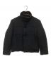 sairenssei（サイレンセイ）の古着「Rope-Linked Wool Coat　ロープリンクドゥウールコート　25AW」｜ブラック