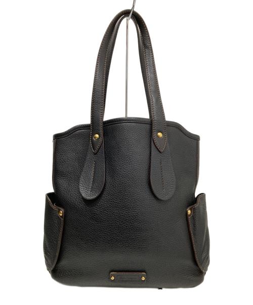 Salvatore Ferragamo（サルヴァトーレ フェラガモ）Salvatore Ferragamo (サルヴァトーレ フェラガモ) レザートートバッグ ブラックの古着・服飾アイテム